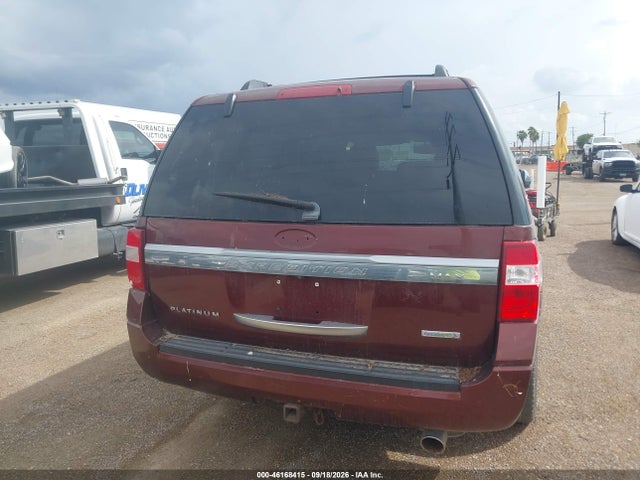46168415 :رقم المزاد ، 1FMJK1MTXFEF40116 vin ، 2015 Ford Expedition Max Platinum مزاد بيع