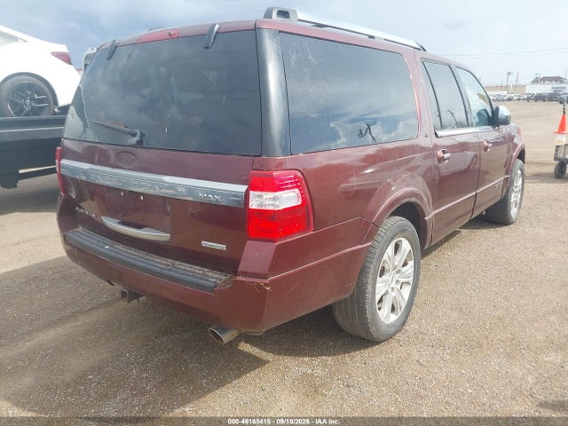 46168415 :رقم المزاد ، 1FMJK1MTXFEF40116 vin ، 2015 Ford Expedition Max Platinum مزاد بيع