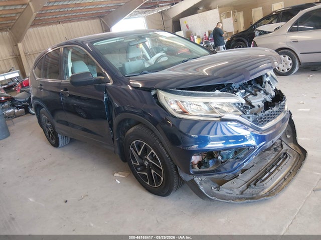 46168417 :رقم المزاد ، 2HKRM3H40GH533855 vin ، 2016 Honda Cr-v Se مزاد بيع