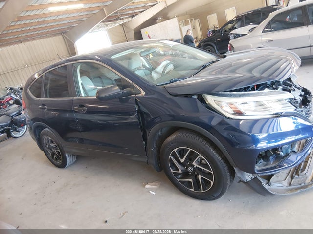 2016 Honda Cr-v Se მანქანა იყიდება აუქციონზე, vin: 2HKRM3H40GH533855, აუქციონის ნომერი: 46168417