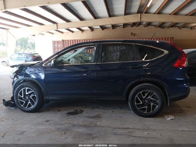 2016 Honda Cr-v Se მანქანა იყიდება აუქციონზე, vin: 2HKRM3H40GH533855, აუქციონის ნომერი: 46168417