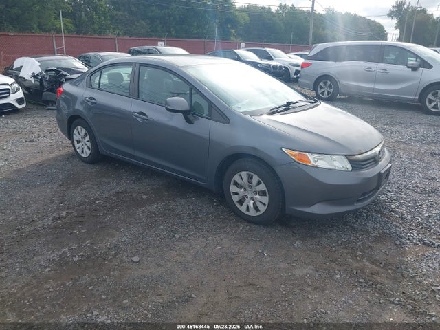 2012 Honda Civic Sdn Lx მანქანა იყიდება აუქციონზე, vin: 19XFB2F54CE327001, აუქციონის ნომერი: 46168445