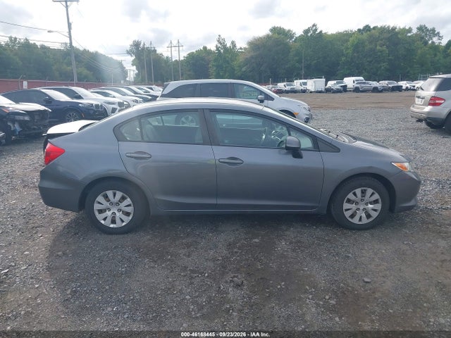 2012 Honda Civic Sdn Lx მანქანა იყიდება აუქციონზე, vin: 19XFB2F54CE327001, აუქციონის ნომერი: 46168445