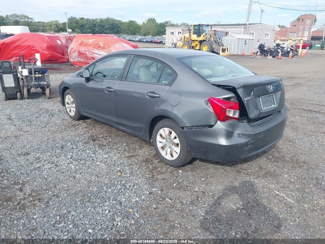 2012 Honda Civic Sdn Lx მანქანა იყიდება აუქციონზე, vin: 19XFB2F54CE327001, აუქციონის ნომერი: 46168445