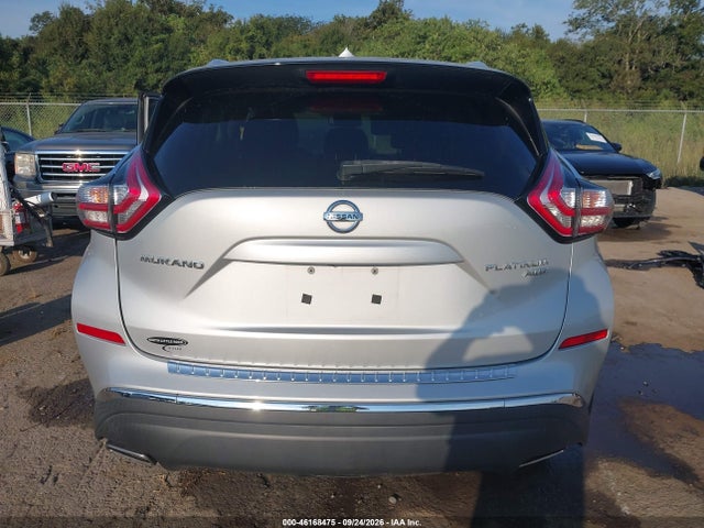 46168475 :رقم المزاد ، 5N1AZ2MH6FN223219 vin ، 2015 Nissan Murano Platinum مزاد بيع