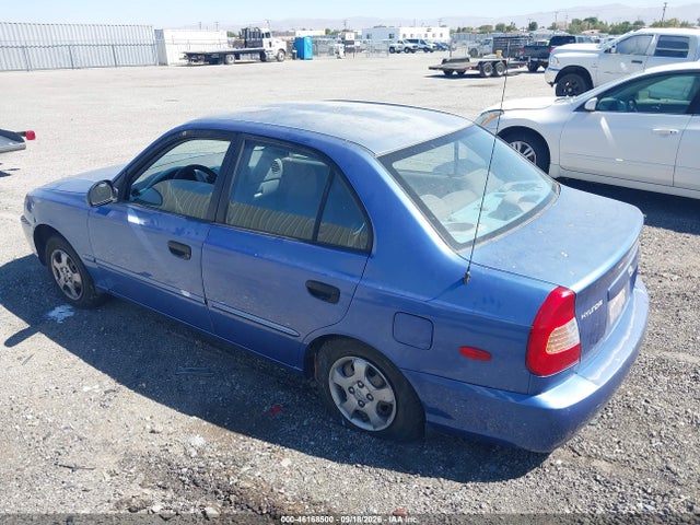46168500 :رقم المزاد ، KMHCG45CX2U352738 vin ، 2002 Hyundai Accent Gl مزاد بيع