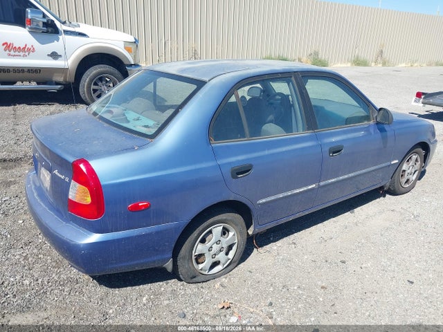46168500 :رقم المزاد ، KMHCG45CX2U352738 vin ، 2002 Hyundai Accent Gl مزاد بيع