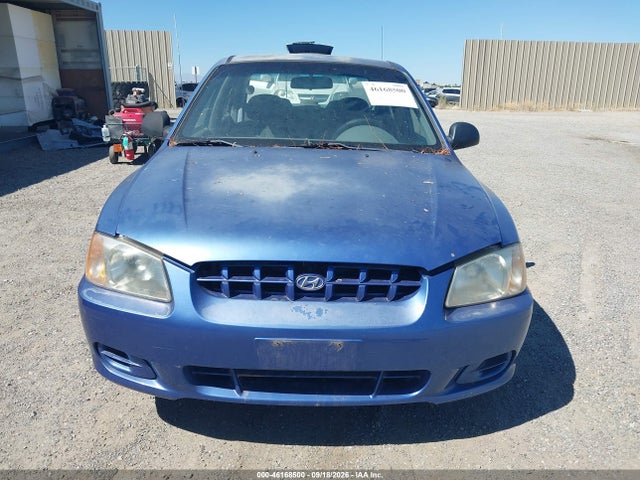 46168500 :رقم المزاد ، KMHCG45CX2U352738 vin ، 2002 Hyundai Accent Gl مزاد بيع