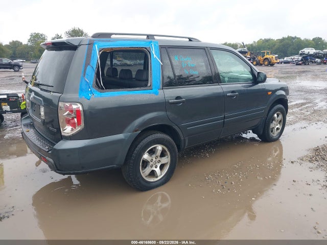46168600 :رقم المزاد ، 2HKYF18616H518372 vin ، 2006 Honda Pilot Ex-l مزاد بيع