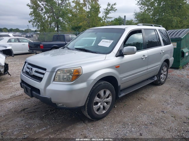 2006 Honda Pilot Ex-l მანქანა იყიდება აუქციონზე, vin: 2HKYF18596H504775, აუქციონის ნომერი: 46168651