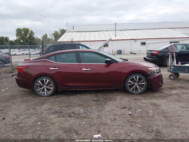 46168667 :رقم المزاد ، 1N4AA6AP9GC401657 vin ، 2016 Nissan Maxima 3.5 Platinum/3.5 S/3.5 Sl/3.5 Sr/3.5 Sv مزاد بيع