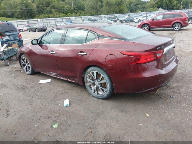 46168667 :رقم المزاد ، 1N4AA6AP9GC401657 vin ، 2016 Nissan Maxima 3.5 Platinum/3.5 S/3.5 Sl/3.5 Sr/3.5 Sv مزاد بيع