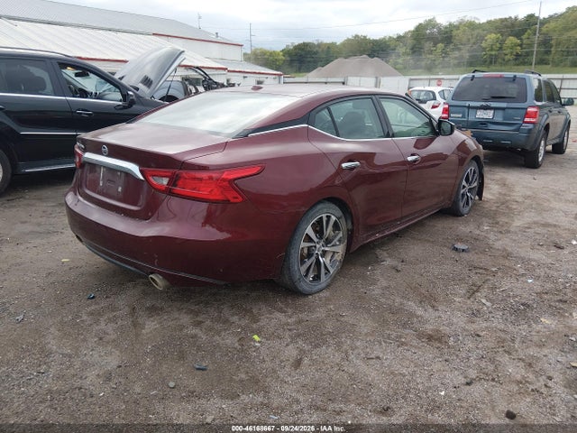 46168667 :رقم المزاد ، 1N4AA6AP9GC401657 vin ، 2016 Nissan Maxima 3.5 Platinum/3.5 S/3.5 Sl/3.5 Sr/3.5 Sv مزاد بيع