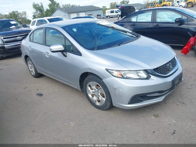 2014 Honda Civic Lx მანქანა იყიდება აუქციონზე, vin: 19XFB2F51EE057163, აუქციონის ნომერი: 46168733