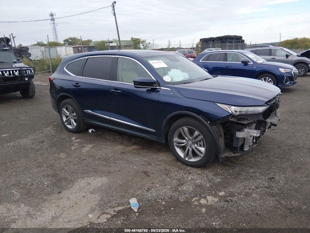 2022 Acura Mdx Standard მანქანა იყიდება აუქციონზე, vin: 5J8YE1H39NL005214, აუქციონის ნომერი: 46168780