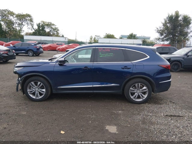 2022 Acura Mdx Standard მანქანა იყიდება აუქციონზე, vin: 5J8YE1H39NL005214, აუქციონის ნომერი: 46168780