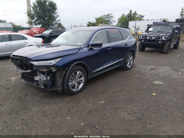 2022 Acura Mdx Standard მანქანა იყიდება აუქციონზე, vin: 5J8YE1H39NL005214, აუქციონის ნომერი: 46168780