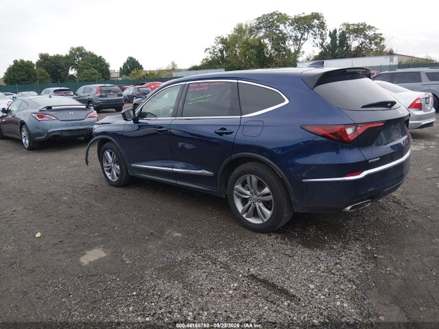 2022 Acura Mdx Standard მანქანა იყიდება აუქციონზე, vin: 5J8YE1H39NL005214, აუქციონის ნომერი: 46168780