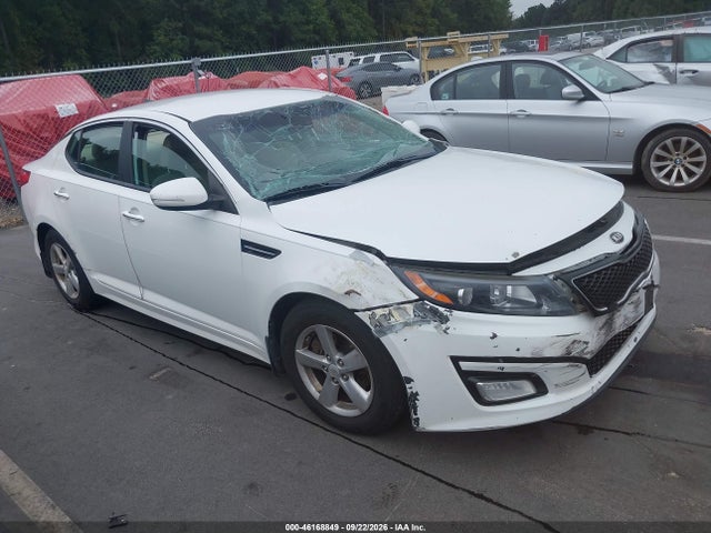 46168849 :رقم المزاد ، 5XXGM4A74FG365505 vin ، 2015 Kia Optima Lx مزاد بيع