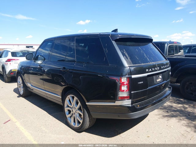 Aukcja sprzedaży 2017 Land Rover Range Rover 3.0l V6 Supercharged Hse, vin: SALGS2FV6HA324950, numer aukcji: 46168922