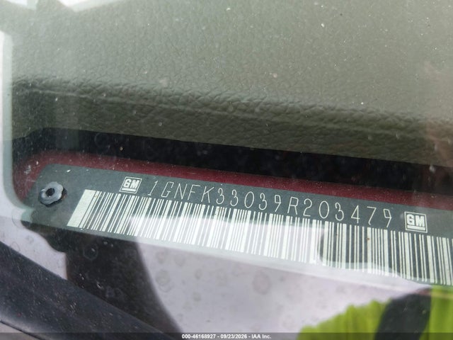 Продаж на аукціоні авто 2009 Chevrolet Tahoe Ltz, vin: 1GNFK33039R203479, номер лоту: 46168927