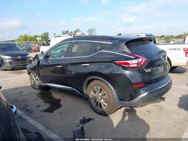 2015 Nissan Murano Sv მანქანა იყიდება აუქციონზე, vin: 5N1AZ2MG8FN271585, აუქციონის ნომერი: 46168942