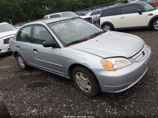 2001 Honda Civic Lx მანქანა იყიდება აუქციონზე, vin: 2HGES16581H544768, აუქციონის ნომერი: 46169159