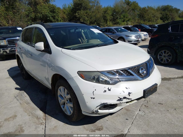 2012 Nissan Murano Sv მანქანა იყიდება აუქციონზე, vin: JN8AZ1MU8CW122172, აუქციონის ნომერი: 46169381