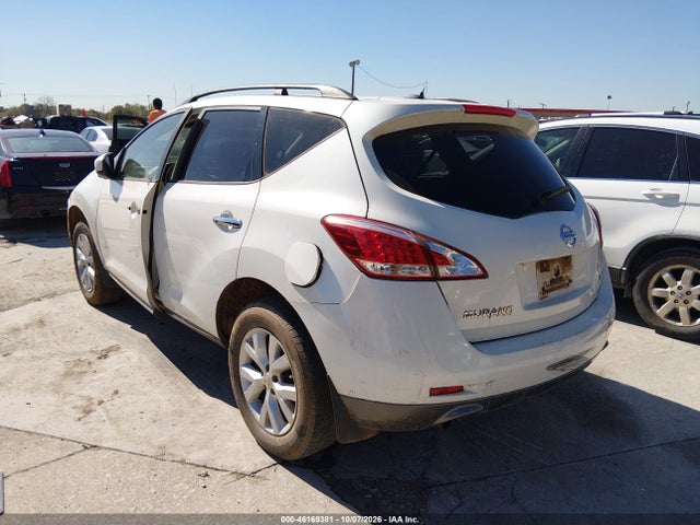 2012 Nissan Murano Sv მანქანა იყიდება აუქციონზე, vin: JN8AZ1MU8CW122172, აუქციონის ნომერი: 46169381