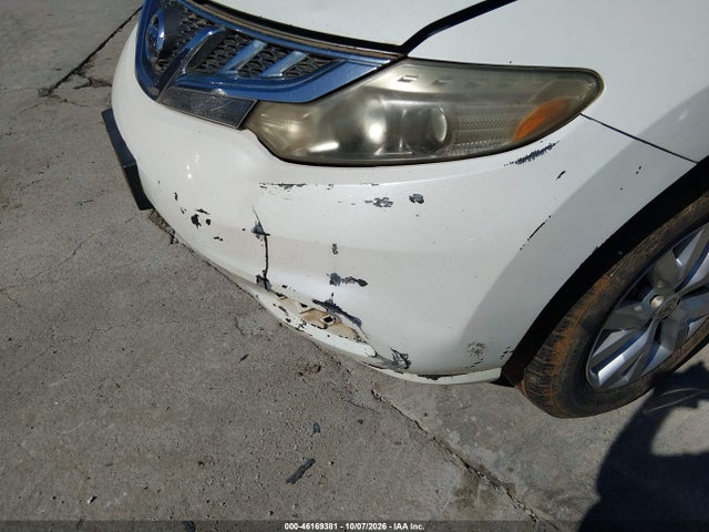 2012 Nissan Murano Sv მანქანა იყიდება აუქციონზე, vin: JN8AZ1MU8CW122172, აუქციონის ნომერი: 46169381