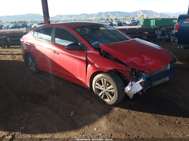 2018 Hyundai Elantra Sel მანქანა იყიდება აუქციონზე, vin: 5NPD84LF7JH255329, აუქციონის ნომერი: 46169410