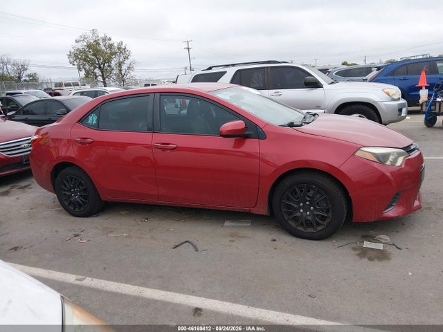 46169412 :رقم المزاد ، 2T1BURHE7GC512999 vin ، 2016 Toyota Corolla Le مزاد بيع