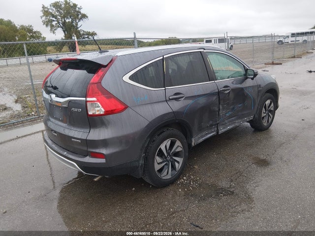 46169510 :رقم المزاد ، 5J6RM4H96GL125514 vin ، 2016 Honda Cr-v Touring مزاد بيع