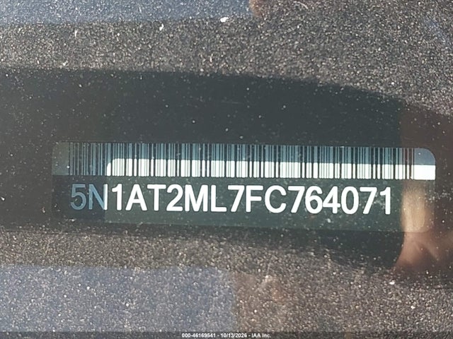 Продажа на аукционе авто 2015 Nissan Rogue Sv, vin: 5N1AT2ML7FC764071, номер лота: 46169541