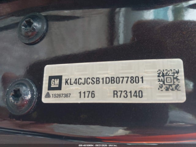Aukcja sprzedaży 2013 Buick Encore Leather, vin: KL4CJCSB1DB077801, numer aukcji: 46169694