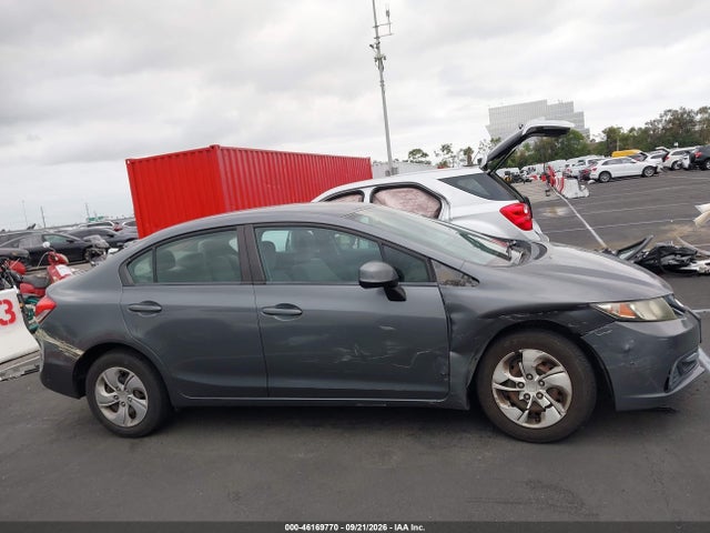46169770 :رقم المزاد ، 19XFB2F57DE243109 vin ، 2013 Honda Civic Lx مزاد بيع