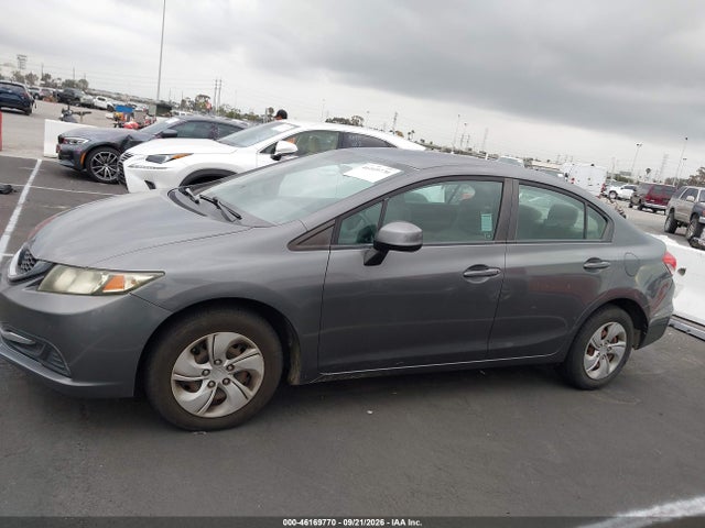 46169770 :رقم المزاد ، 19XFB2F57DE243109 vin ، 2013 Honda Civic Lx مزاد بيع