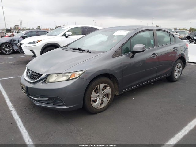 46169770 :رقم المزاد ، 19XFB2F57DE243109 vin ، 2013 Honda Civic Lx مزاد بيع