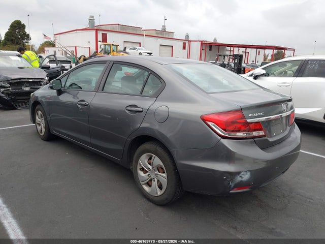 46169770 :رقم المزاد ، 19XFB2F57DE243109 vin ، 2013 Honda Civic Lx مزاد بيع