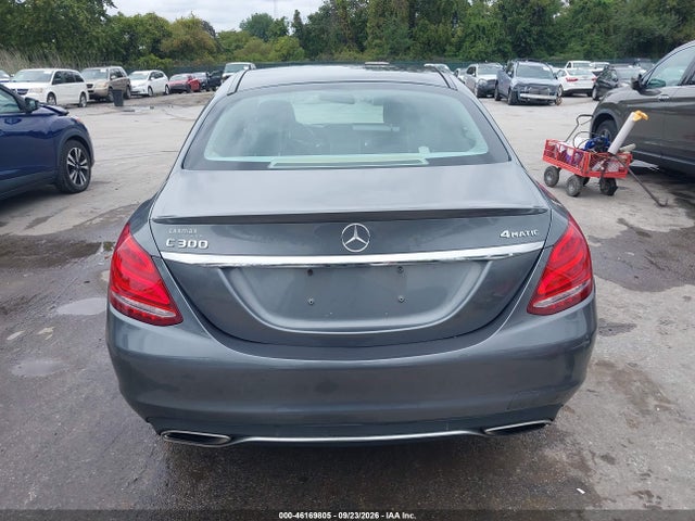2017 Mercedes-benz C 300 4matic მანქანა იყიდება აუქციონზე, vin: WDDWF4KB7HR262285, აუქციონის ნომერი: 46169805