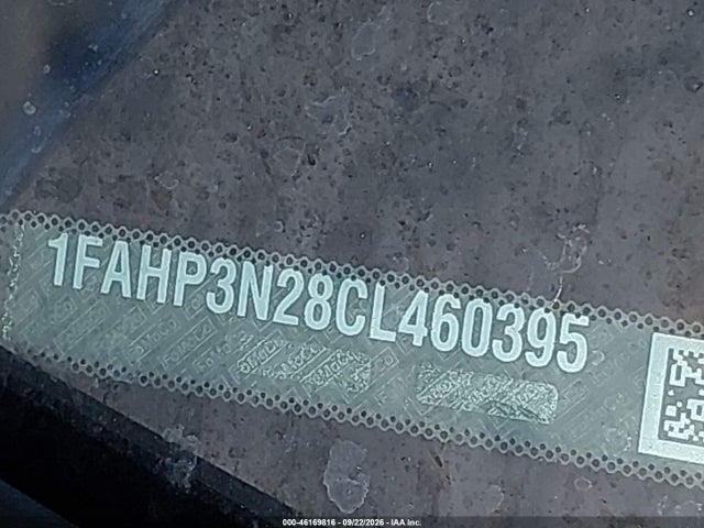2012 Ford Focus Titanium მანქანა იყიდება აუქციონზე, vin: 1FAHP3N28CL460395, აუქციონის ნომერი: 46169816