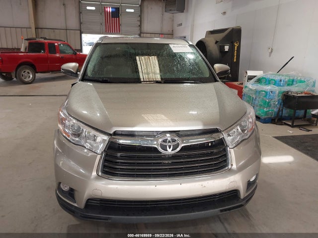 46169989 :رقم المزاد ، 5TDJKRFH3ES055188 vin ، 2014 Toyota Highlander Xle V6 مزاد بيع