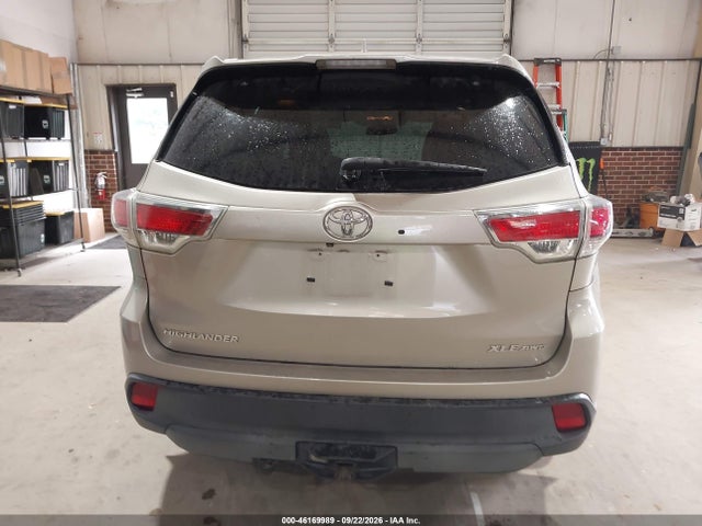 46169989 :رقم المزاد ، 5TDJKRFH3ES055188 vin ، 2014 Toyota Highlander Xle V6 مزاد بيع