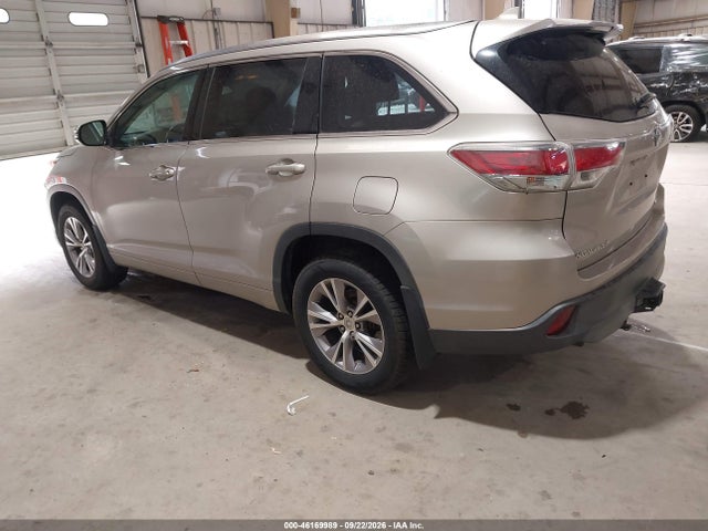 46169989 :رقم المزاد ، 5TDJKRFH3ES055188 vin ، 2014 Toyota Highlander Xle V6 مزاد بيع