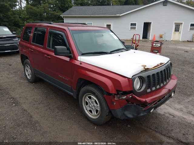 2015 Jeep Patriot Sport მანქანა იყიდება აუქციონზე, vin: 1C4NJPBA3FD143639, აუქციონის ნომერი: 46170028