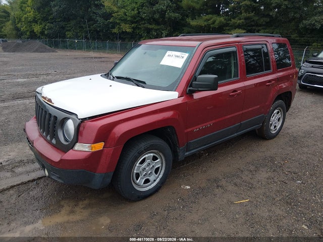2015 Jeep Patriot Sport მანქანა იყიდება აუქციონზე, vin: 1C4NJPBA3FD143639, აუქციონის ნომერი: 46170028