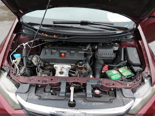 2012 Honda Civic Ex მანქანა იყიდება აუქციონზე, vin: 19XFB2F81CE322445, აუქციონის ნომერი: 46170137