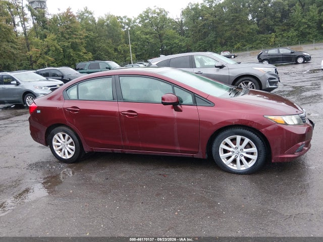 2012 Honda Civic Ex მანქანა იყიდება აუქციონზე, vin: 19XFB2F81CE322445, აუქციონის ნომერი: 46170137