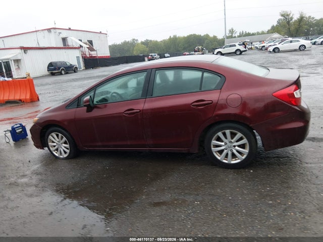 2012 Honda Civic Ex მანქანა იყიდება აუქციონზე, vin: 19XFB2F81CE322445, აუქციონის ნომერი: 46170137