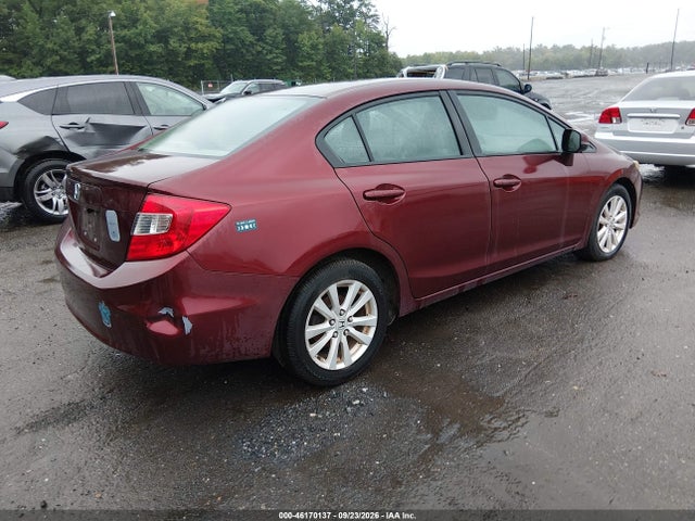 2012 Honda Civic Ex მანქანა იყიდება აუქციონზე, vin: 19XFB2F81CE322445, აუქციონის ნომერი: 46170137